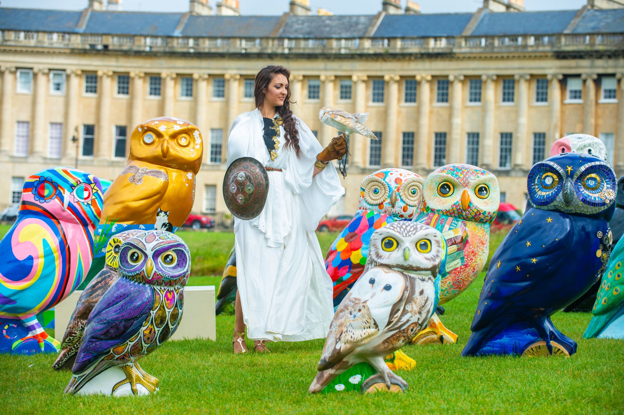 Minerva’s Owls of Bath Sculptures Unveiled